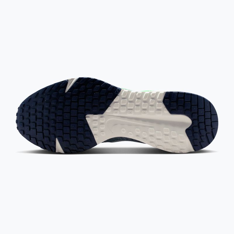 Men's running shoes Nike Run Defy White/Midnight Navy/Green Spark 4