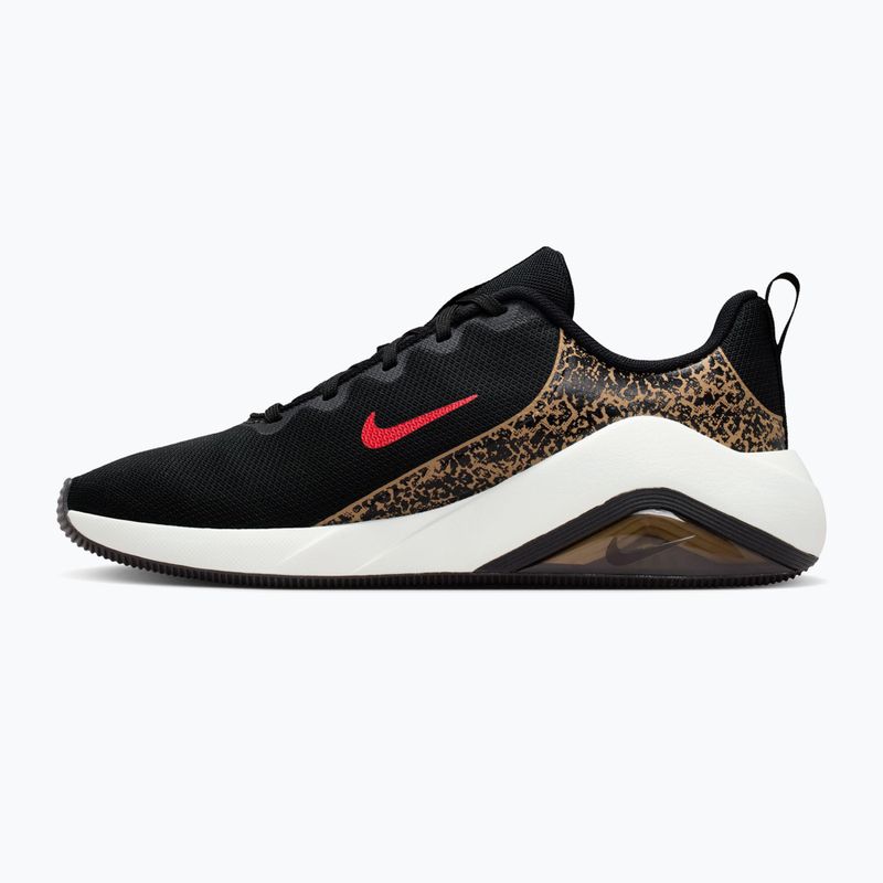 Women's training shoes Nike Bella 7 black/british khaki/fusion red 2