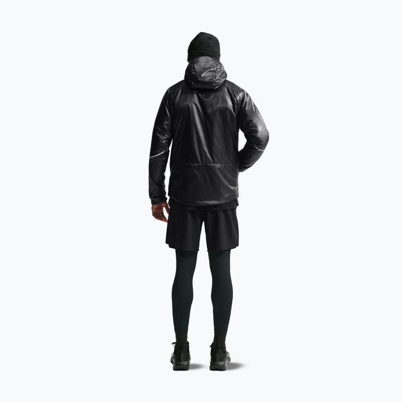 Men's running jacket Nike Miler Aerolayer black/dmoke grey 3