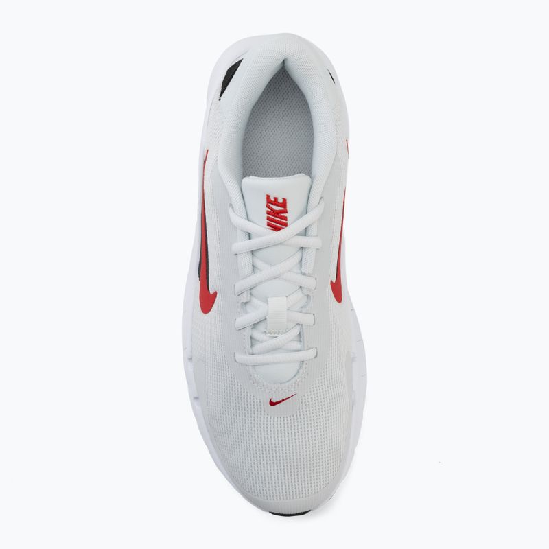 Men's training shoes Nike Flex Train off white/white/black/university red 5