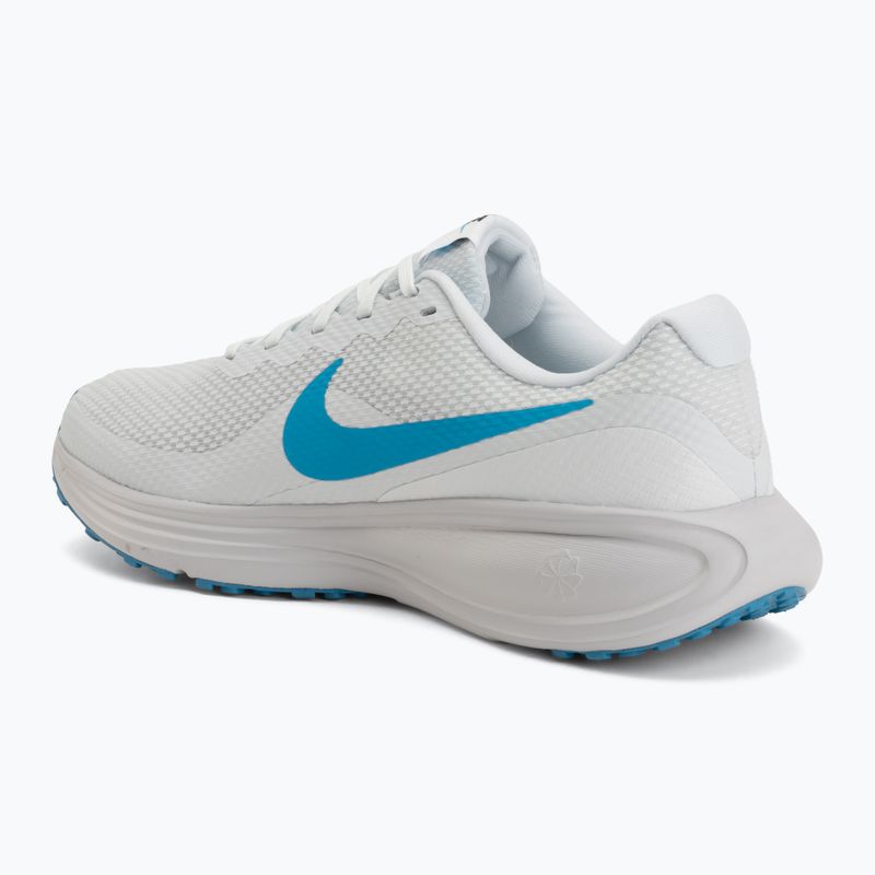 Men's running shoes Nike Revolution 8 off white/vast grey/light current blue 3