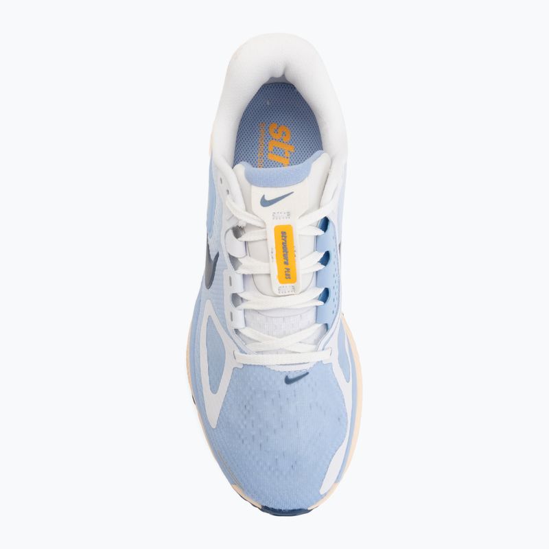 Women's running shoes Nike Structure Plus white/aluminum/sundial/mystic navy 5