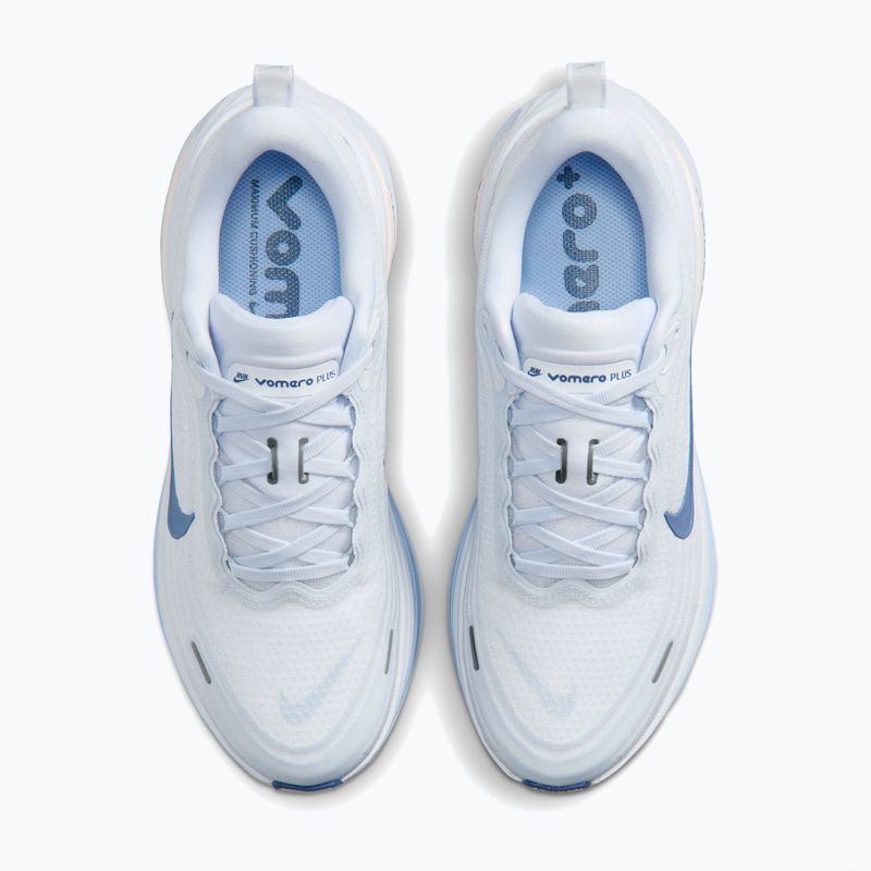 Women's running shoes Nike Vomero Plus white/aluminum/football grey/mystic navy 5