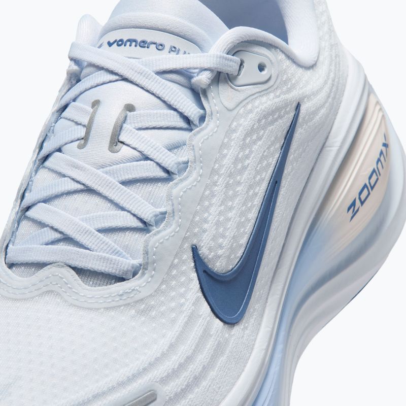 Women's running shoes Nike Vomero Plus white/aluminum/football grey/mystic navy 7