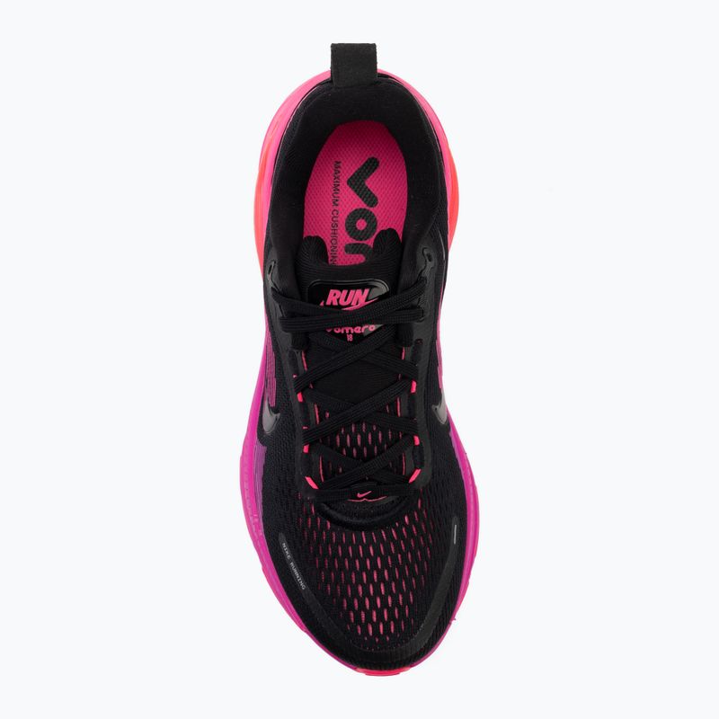 Women's running shoes Nike Vomero 18 black/hyper pink/laser crimson/black 5