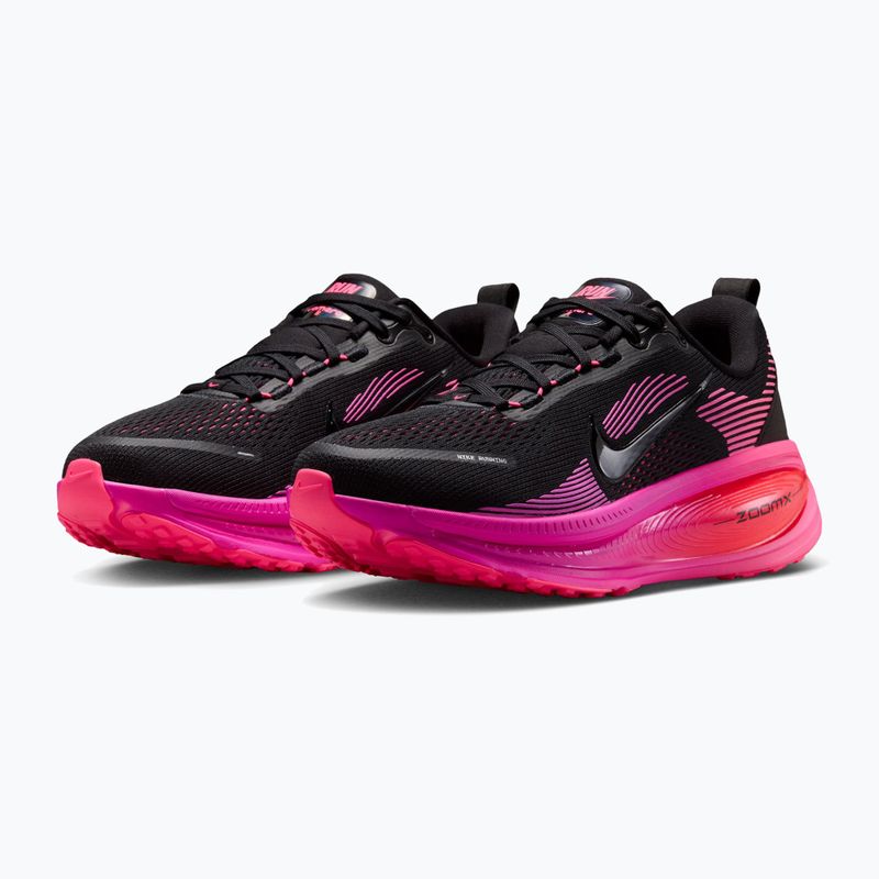 Women's running shoes Nike Vomero 18 black/hyper pink/laser crimson/black 3