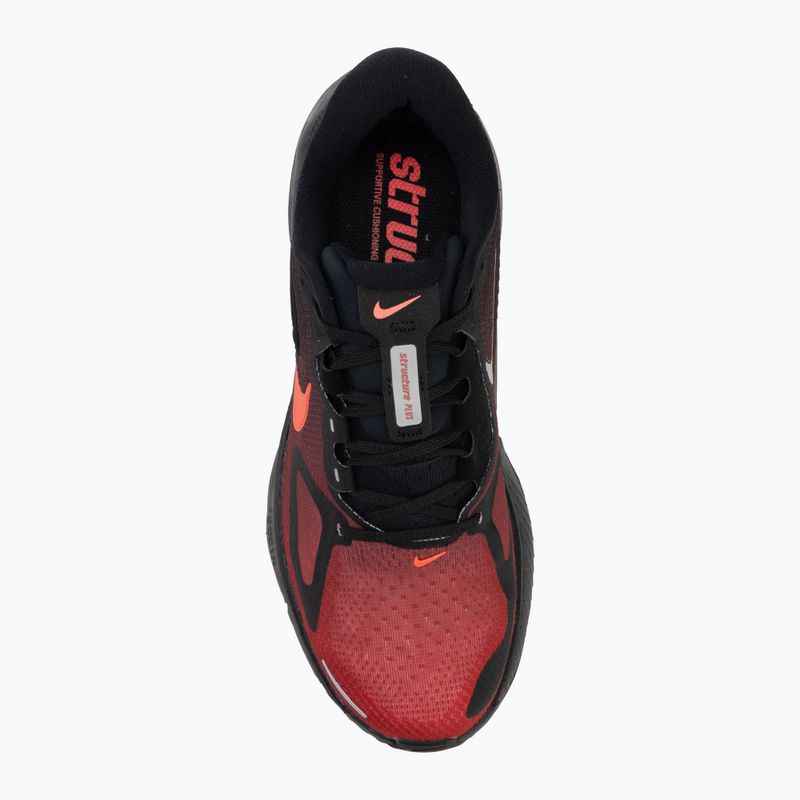 Men's running shoes Nike Structure Plus black/university red/bright crimson 5