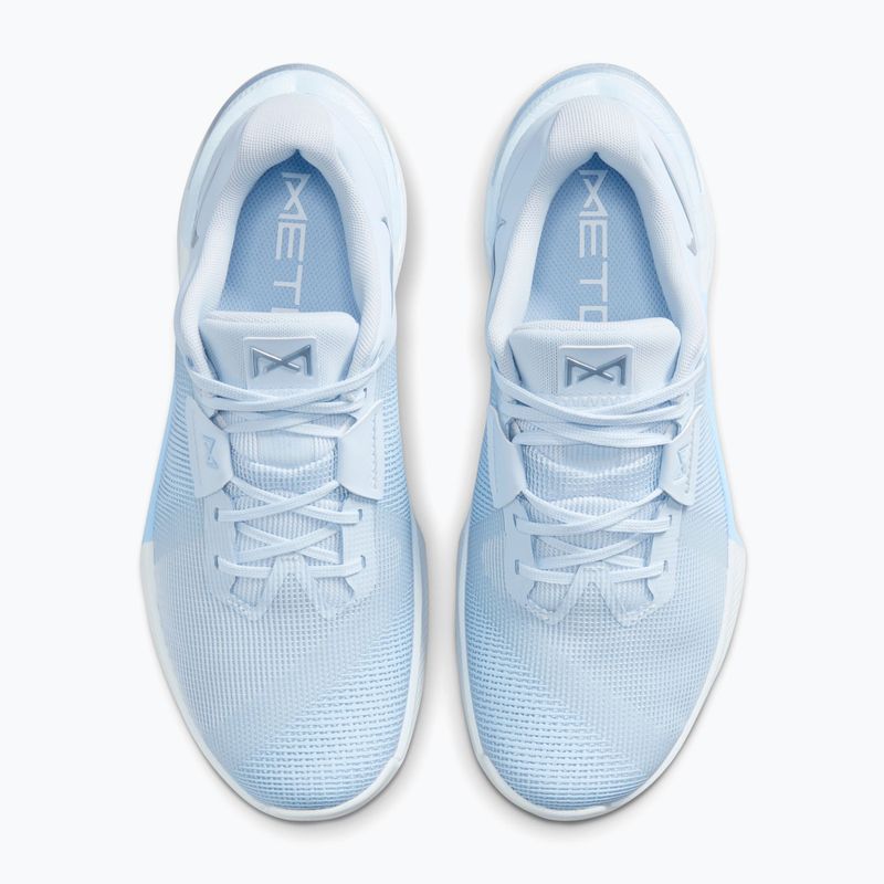 Women's training shoes Nike Metcon 10 hydrogen blue/aluminum/hydrogen blue 4