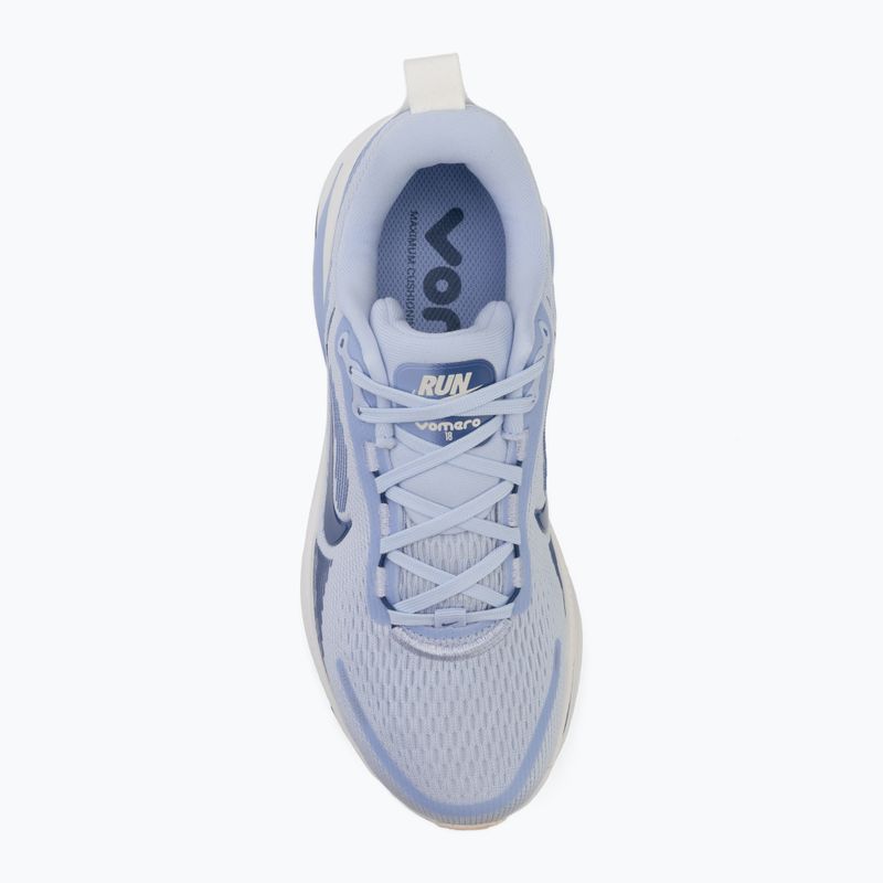 Women's running shoes Nike Vomero 18 hydrogen blue/aluminum/mystic navy 5