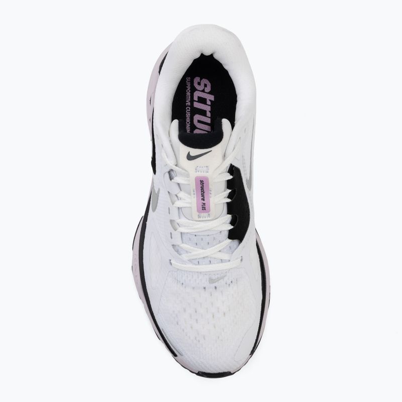 Women's running shoes Nike Structure Plus white/black/metallic silver 5