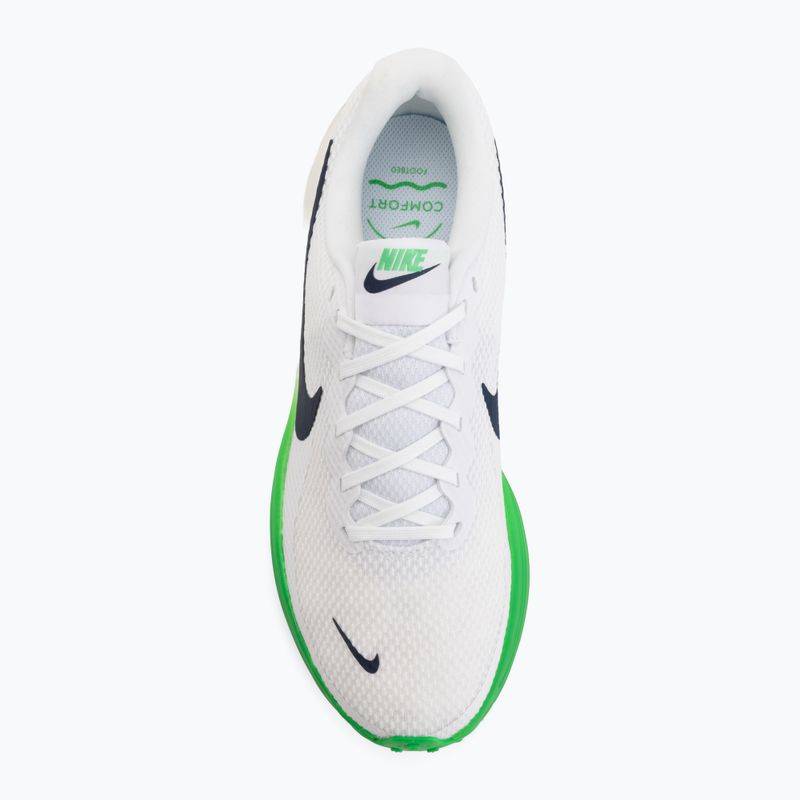 Men's running shoes Nike Revolution 8 white/green spark/midnight navy 4