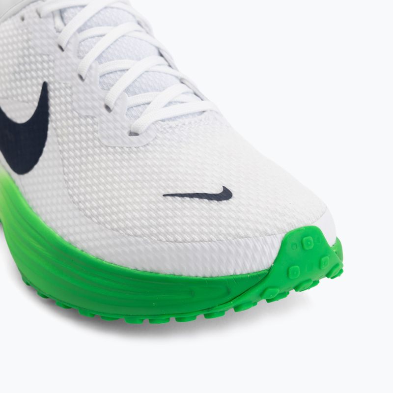 Men's running shoes Nike Revolution 8 white/green spark/midnight navy 6