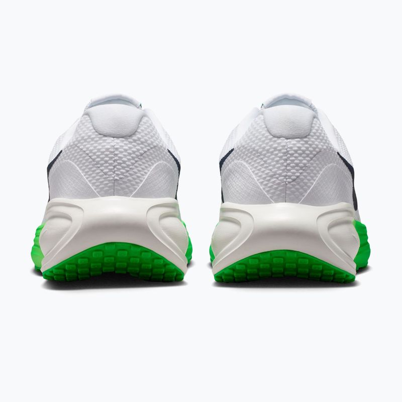Men's running shoes Nike Revolution 8 white/green spark/midnight navy 6