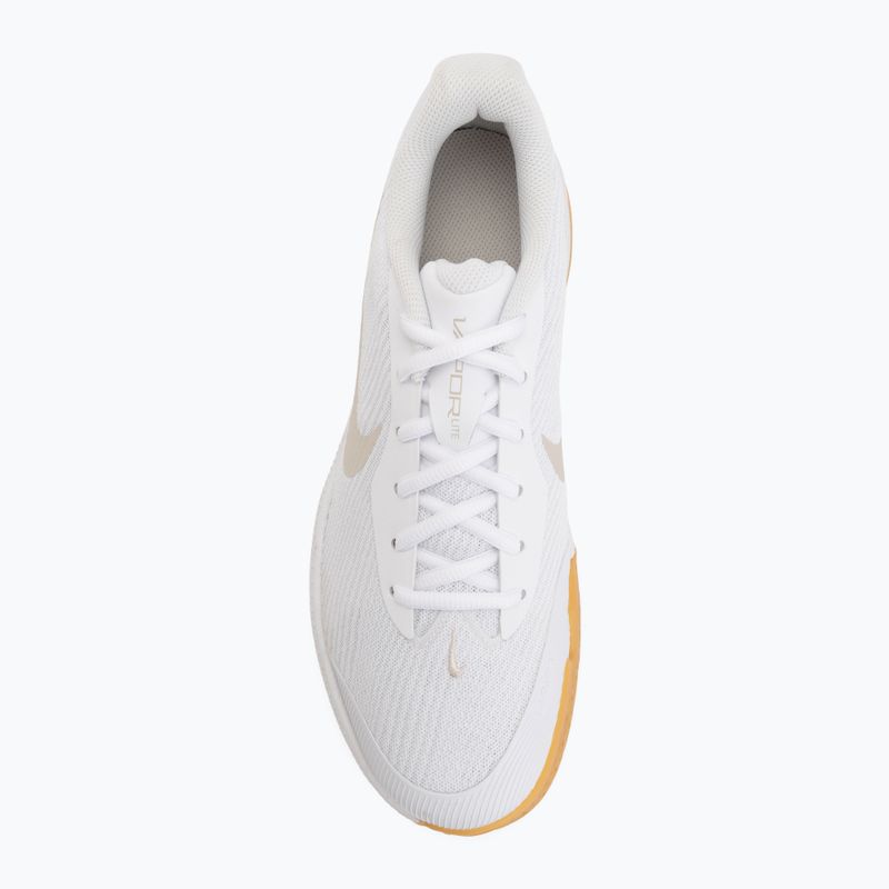 Men's tennis shoes Nike Vapor Lite 3 White/Summit White/Light Orewood Brown 5