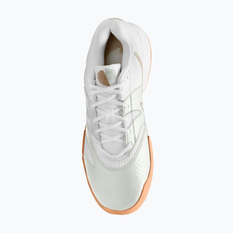 Men's tennis shoes Nike Court Lite 4 White/Summit White/Linen/Light Orewood Brown 3