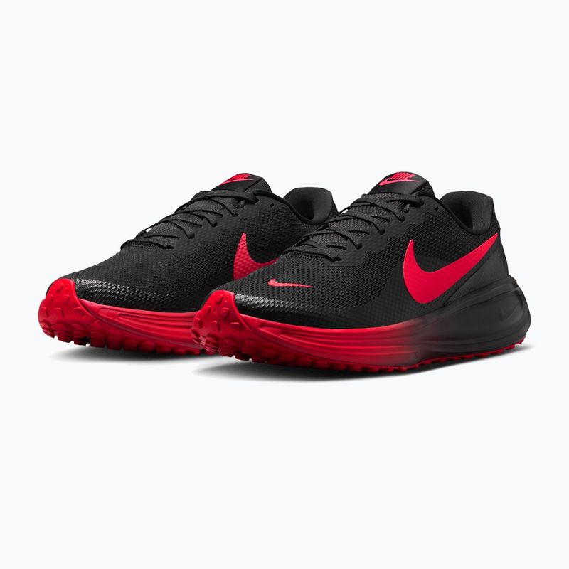 Men's running shoes Nike Revolution 8 black/university red/red orbit 3