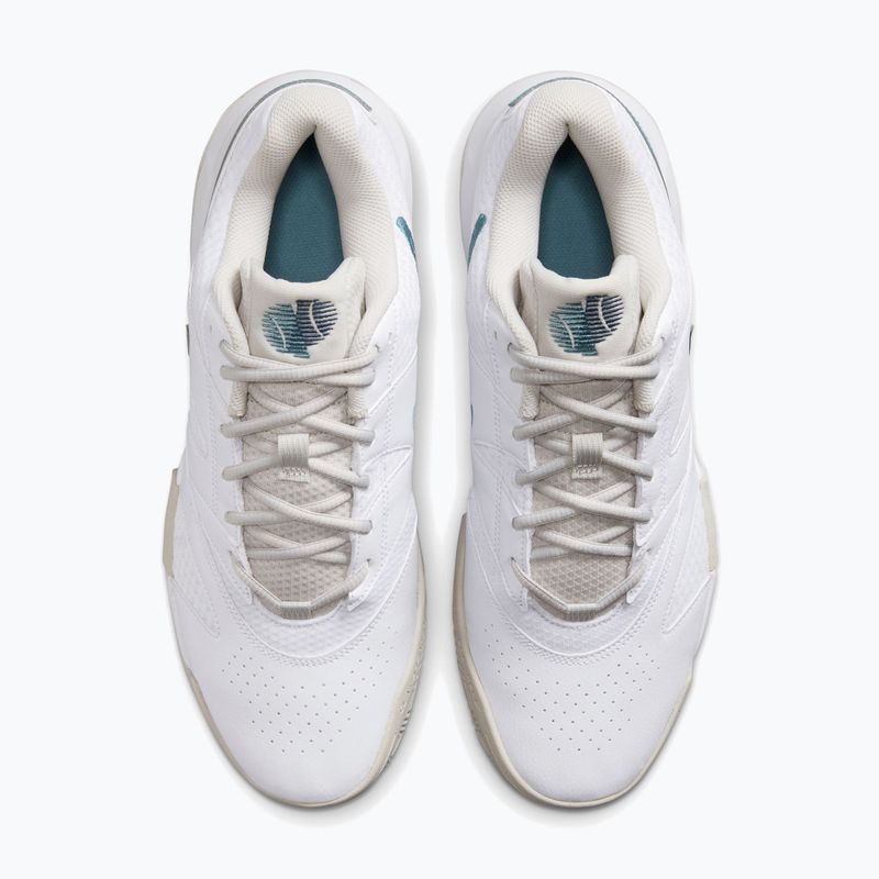 Men's tennis shoes Nike Court Lite 4 White/Light Bone/New Slate/Smokey Blue 5