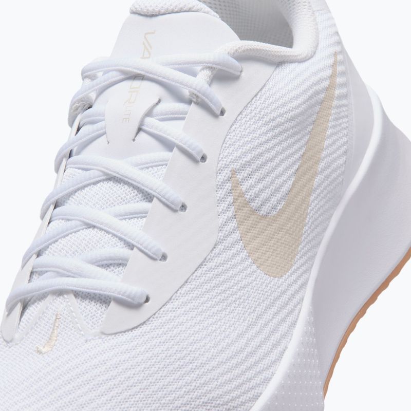 Men's tennis shoes Nike Vapor Lite 3 White/Summit White/Light Orewood Brown 7