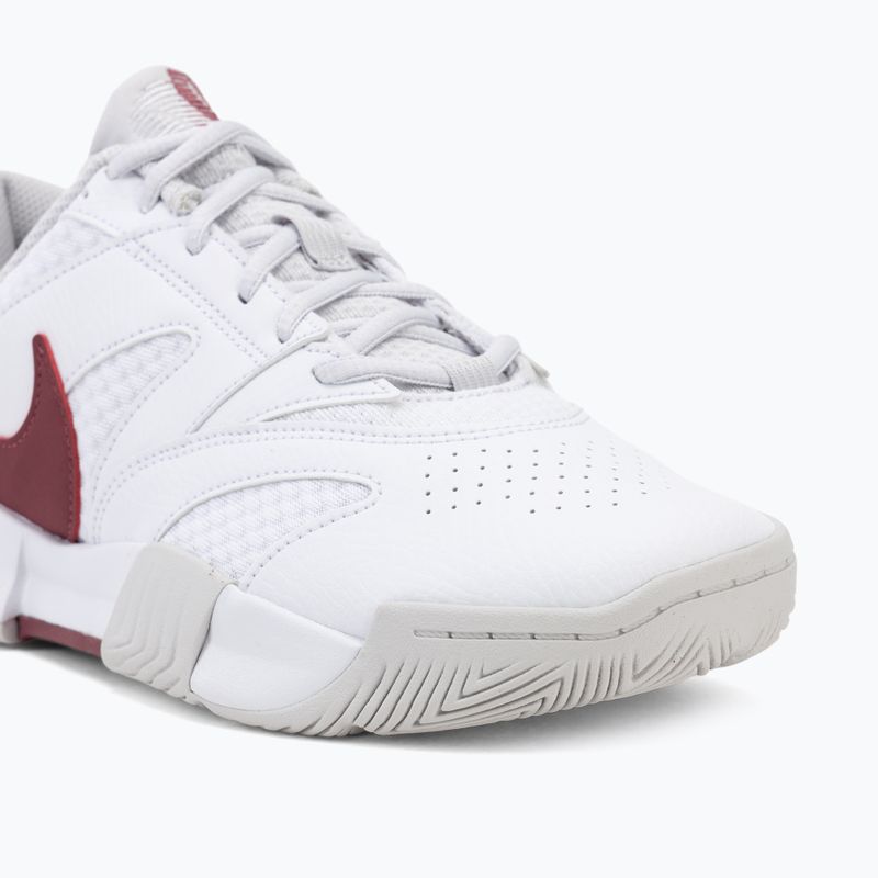 Women's tennis shoes Nike Court Lite 4 White/Vast Grey/Pink Smoke 7