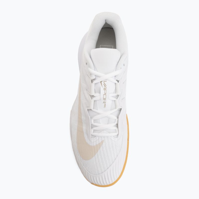Men's tennis shoes Nike Vapor Pro 3 Clay white/linen/linen/light orewood brown 5