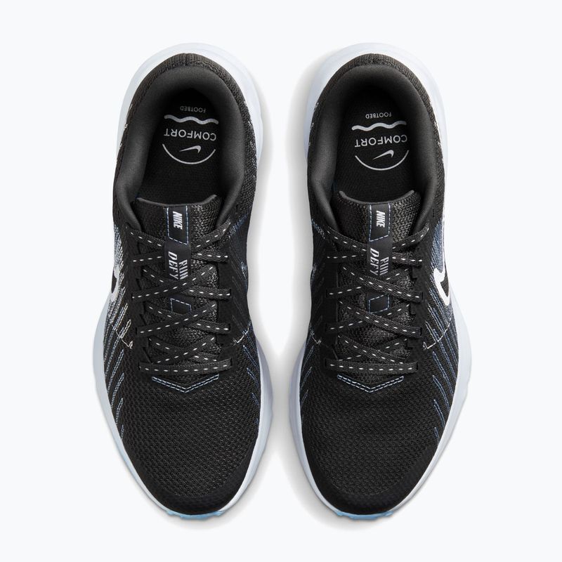 Women's running shoes Nike Run Defy dark smoke grey/aluminum/white 5