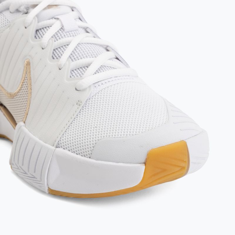 Women's tennis shoes Nike GP Challenge Pro white/summit white/linen/light orewood brown 7
