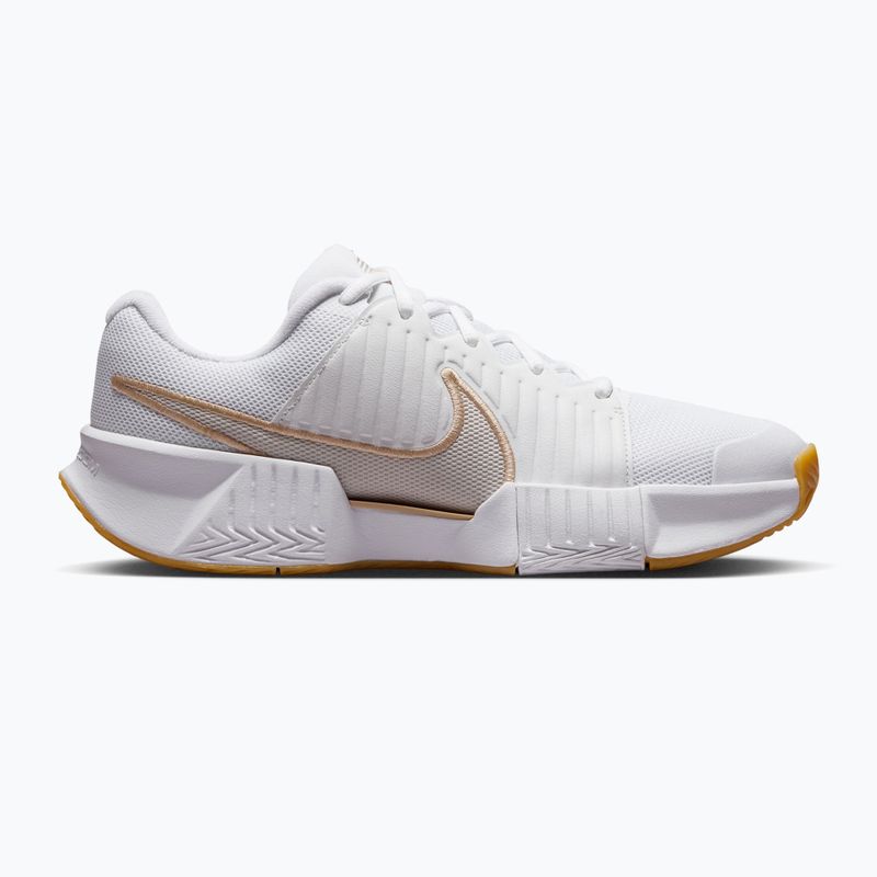 Women's tennis shoes Nike GP Challenge Pro white/summit white/linen/light orewood brown