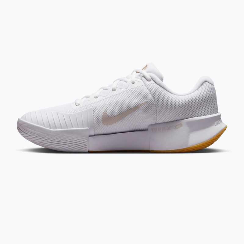 Women's tennis shoes Nike GP Challenge Pro white/summit white/linen/light orewood brown 2