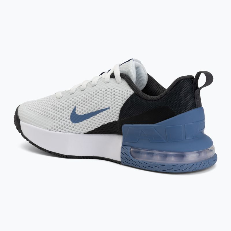 Men's training shoes Nike Air Max Alpha Trainer 6 off white/black/white/indigo storm 3
