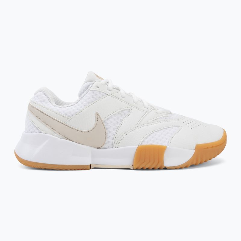 Men's tennis shoes Nike Court Lite 4 White/Summit White/Linen/Light Orewood Brown 2