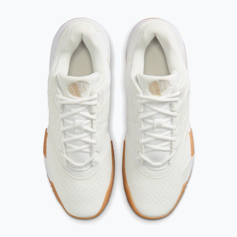 Men's tennis shoes Nike Court Lite 4 White/Summit White/Linen/Light Orewood Brown 5