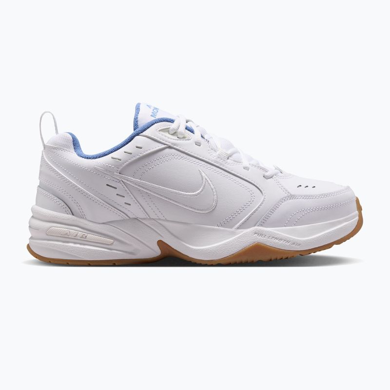 Men's training shoes Nike Air Monarch IV white/indigo storm/gum light brown/white
