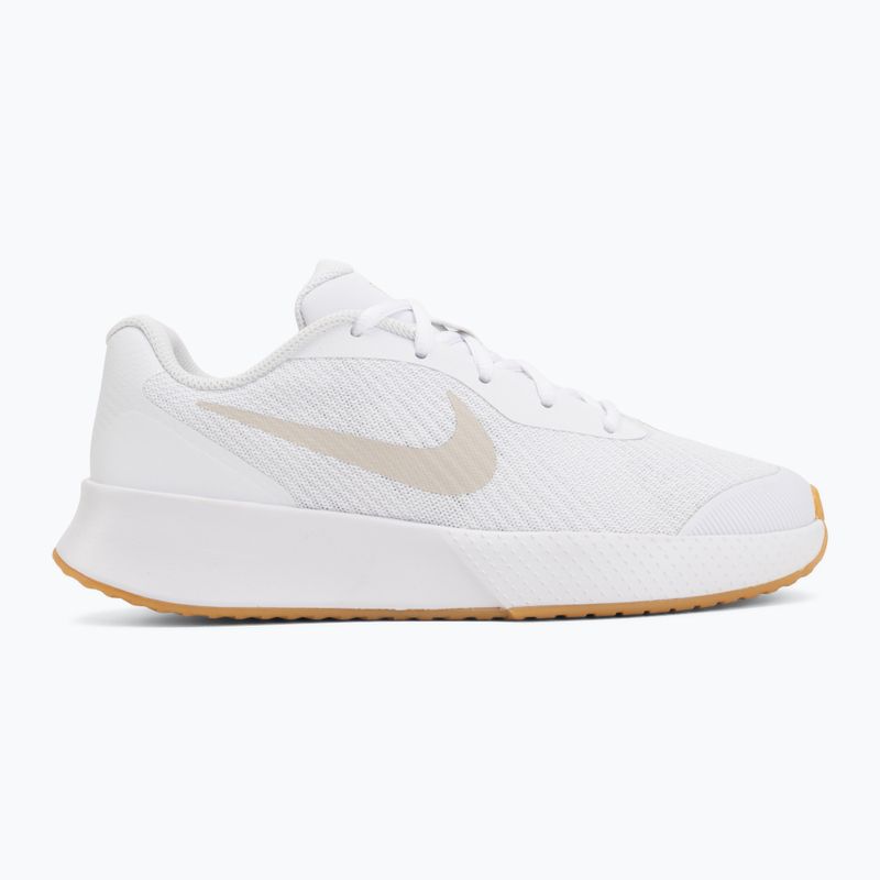 Women's tennis shoes Nike Vapor Lite 3 White/Summit White/Light Orewood Brown 2