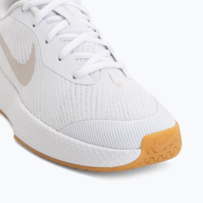 Women's tennis shoes Nike Vapor Lite 3 White/Summit White/Light Orewood Brown 7