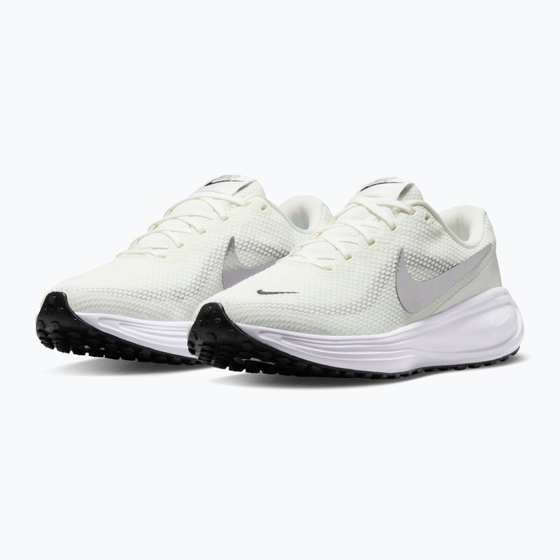 Women's running shoes Nike Revolution 8 sail/white/black/metallic silver 3