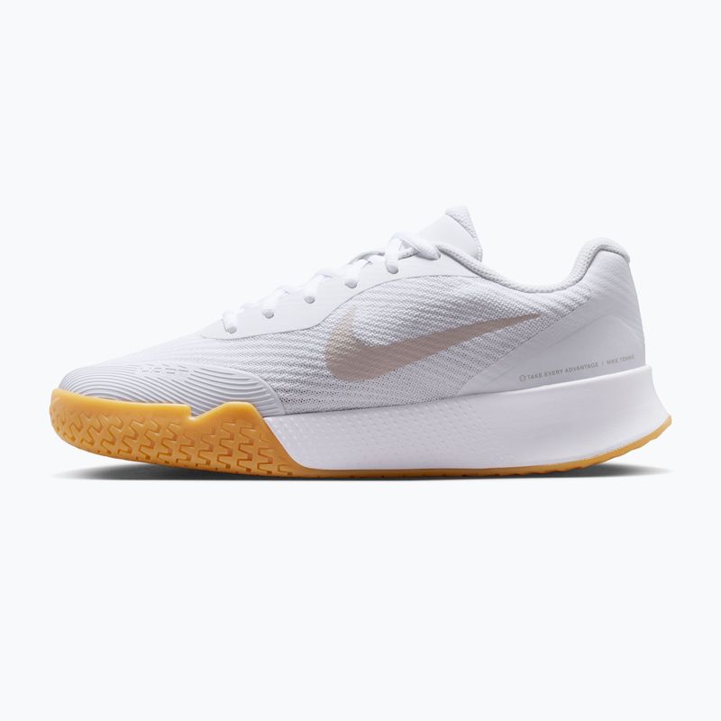 Women's tennis shoes Nike Vapor Lite 3 White/Summit White/Light Orewood Brown 2