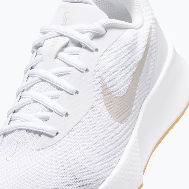 Women's tennis shoes Nike Vapor Lite 3 White/Summit White/Light Orewood Brown 7