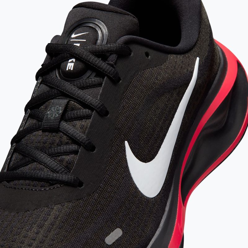 Men's running shoes Nike Journey Run black/dark smoke grey/red orbit/white 7