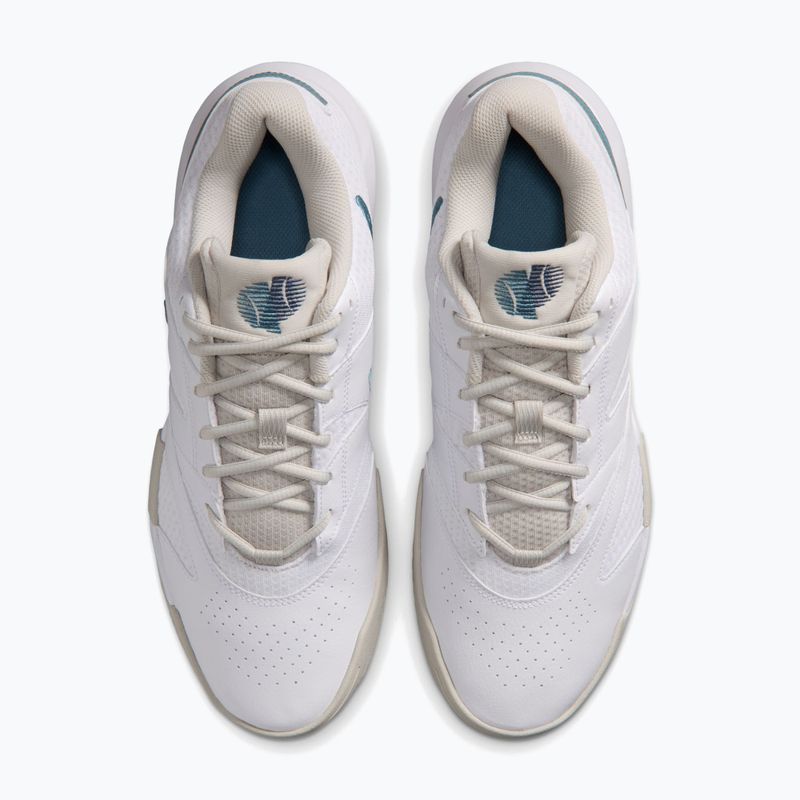 Men's tennis shoes Nike Court Lite 4 White/Light Bone/New Slate/Smokey Blue 5