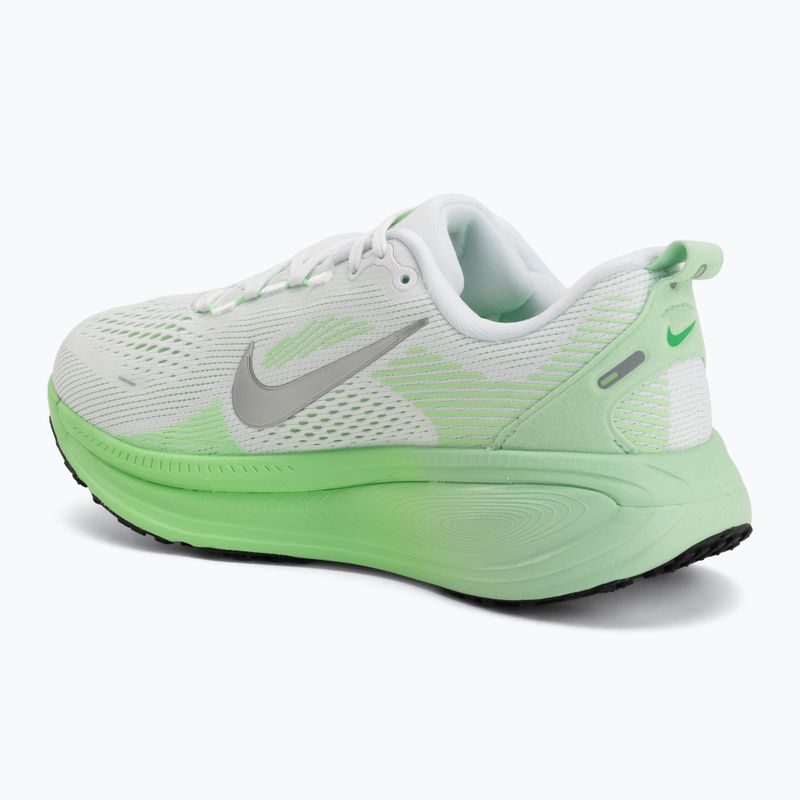 Women's running shoes Nike Vomero 18 white/illusion green/metallic silver 3