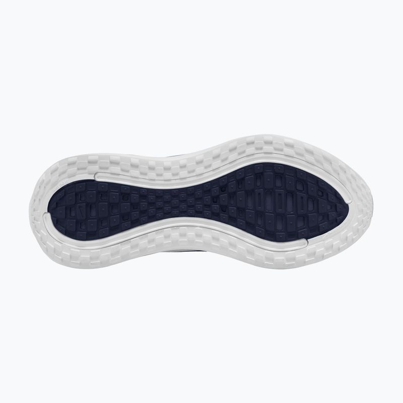 Men's running shoes Nike Vomero Plus white/green spark/midnight navy 3