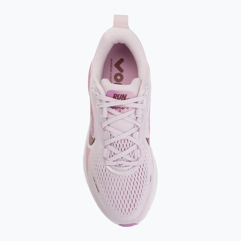 Women's running shoes Nike Vomero 18 bleached lilac/light magenta/pink smoke 5
