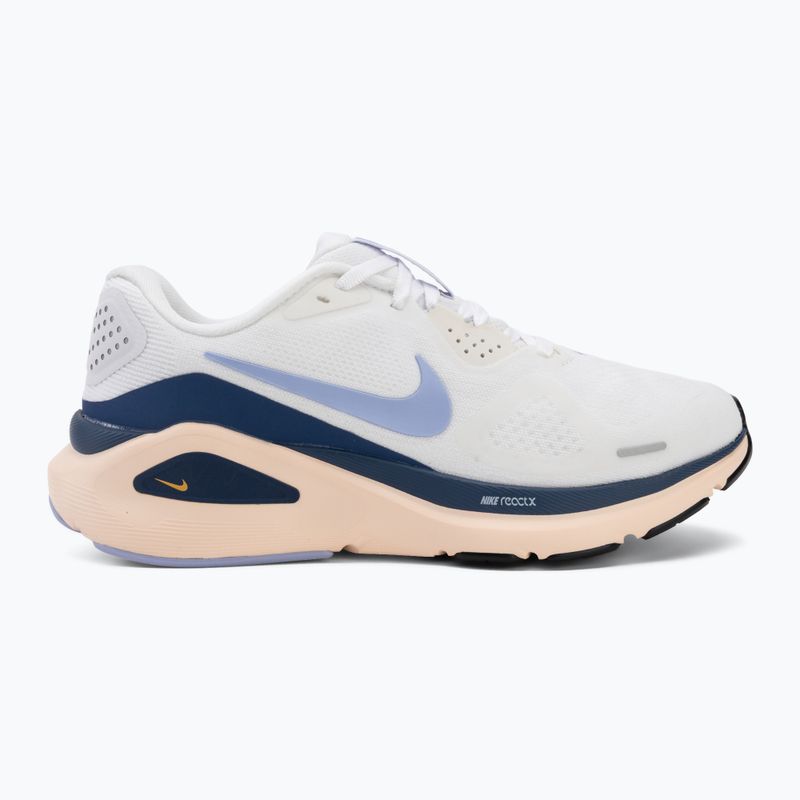 Women's running shoes Nike Structure 26 white/mystic navy/sundial/aluminum 2