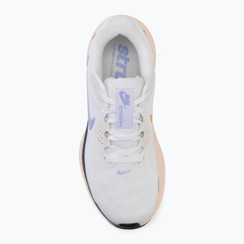 Women's running shoes Nike Structure 26 white/mystic navy/sundial/aluminum 5