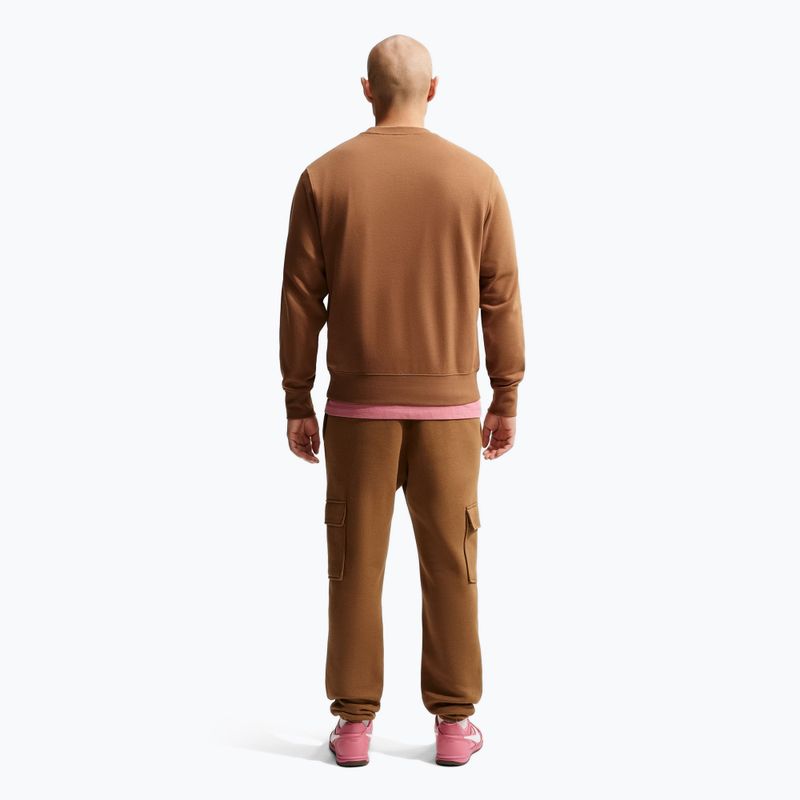 Men's sweatshirt Nike Club ale brown/white 3