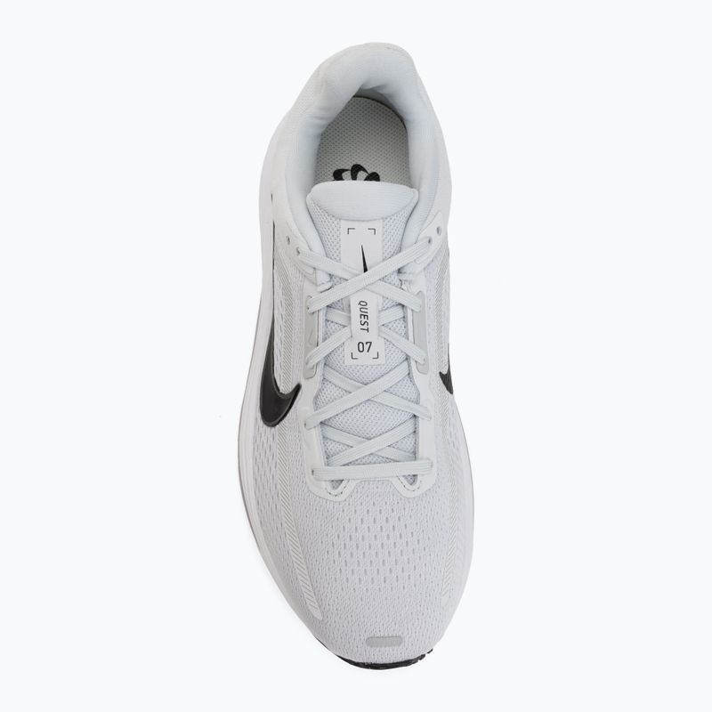 Men's running shoes Nike Quest 7 pure platinum/white/wolf grey/black 5
