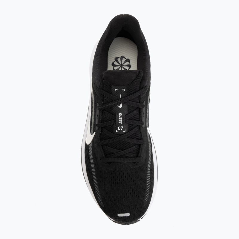 Men's running shoes Nike Quest 7 black/anthracite/white 5