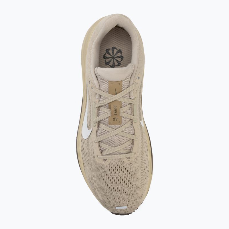 Men's running shoes Nike Quest 7 desert khaki/dark hazel/filbert/sail 5