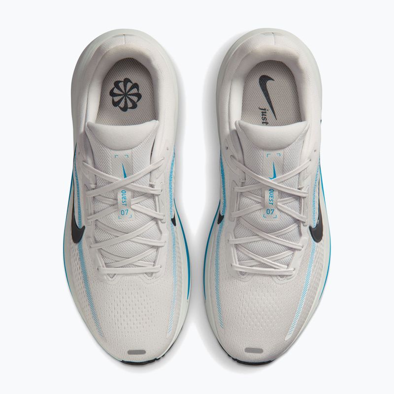 Men's running shoes Nike Quest 7 vast grey/light current blue/anthracite 5