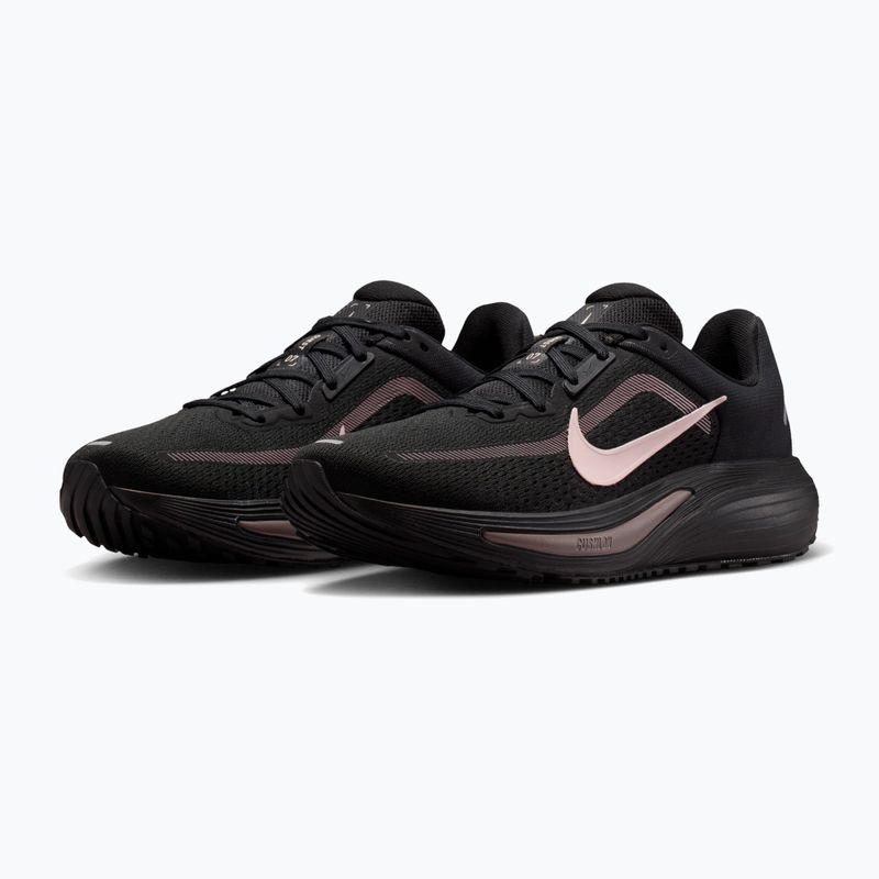 Women's running shoes Nike Quest 7 black/taupe haze/silt red 3